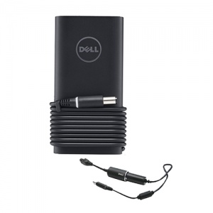 Genuine Dell Laptop Slim Power Adapter 90W with Car Charger